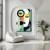 Painting by Numbers Minimalism Simple Shapes Face IV